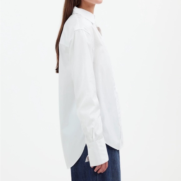 Madewell Relaxed Button-Up Shirt in Eyelet White size S NWT NS331 - Picture 2 of 13